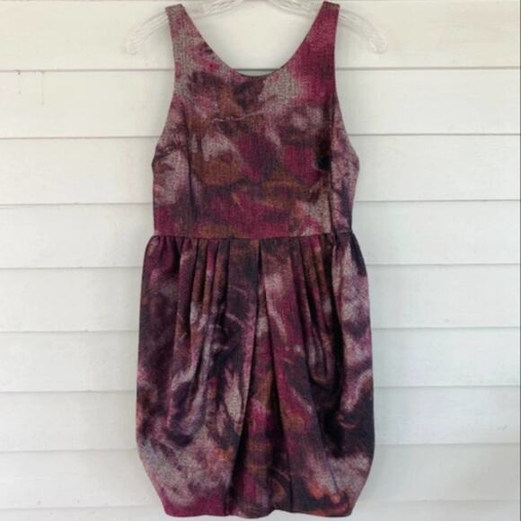 Alice + Olivia Marie Tulip Skirt Bubble Dress Size 6 Artsy Coquette - Picture 2 of 6